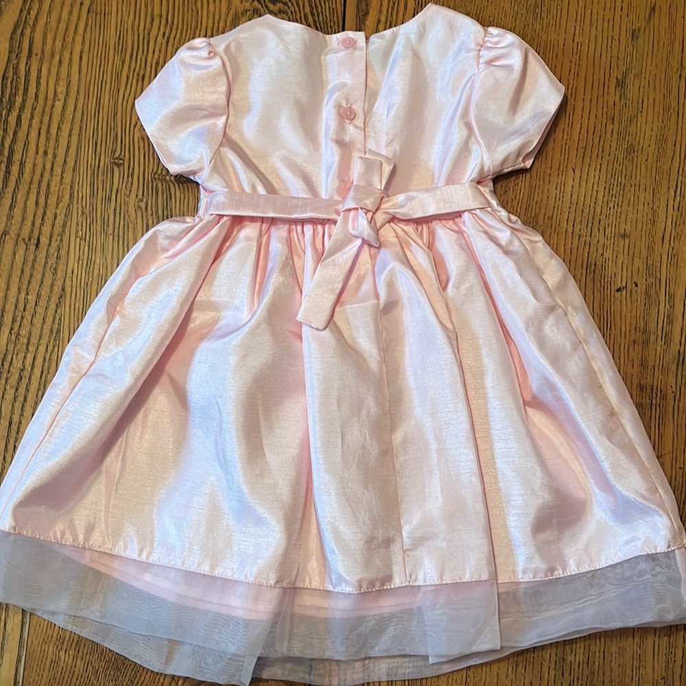 Worn once George pink embroidered flower dress - Picture 14 of 16